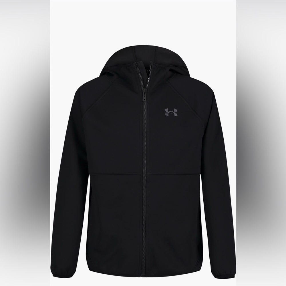Under Armour Kids Soft Shell Water Repellent Hooded Zip Jacket